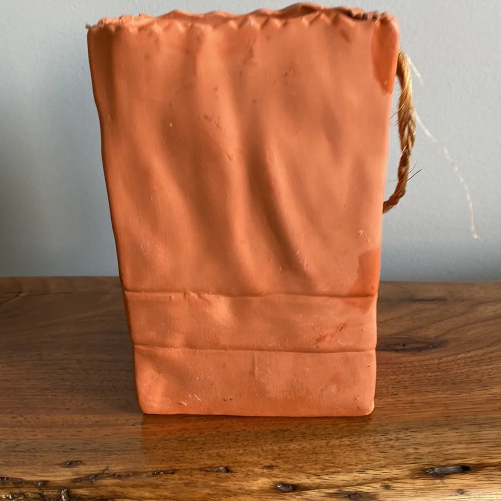 Halloween Terra-cotta witch luminary or wine chiller